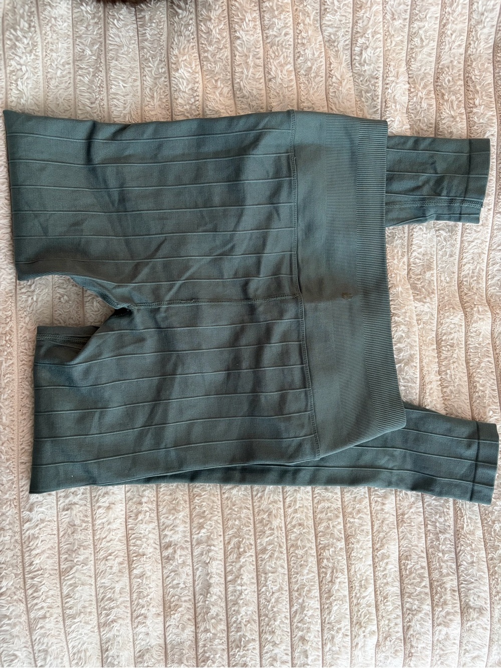 Spiritual Gangster Sage Green Ribbed Leggings